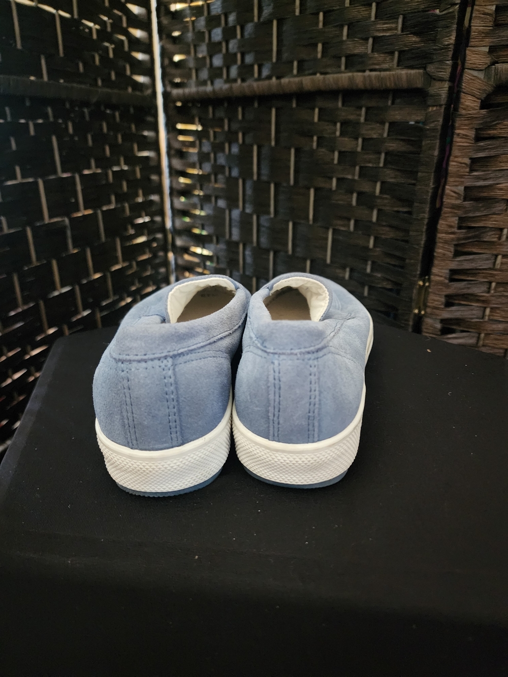 Aerosoles Women's Light Blue Suede Slip-On Loafers - Picture 3 of 5